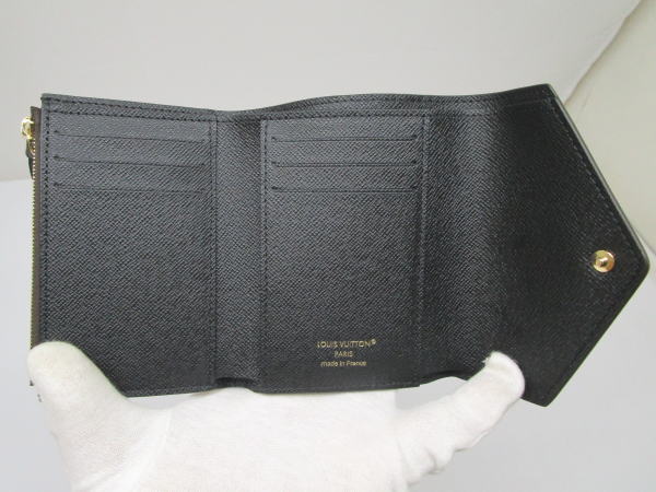 4575 ルイヴィトン ポルトフォイユヴィクトリーヌ モノグラムリバース M81557 3つ折り財布 新品 - 画像 (6)