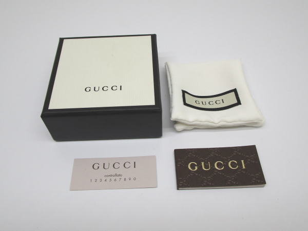 805 グッチ インターロッキングGネックレス シルバー ギョーシェ - 画像 (10)