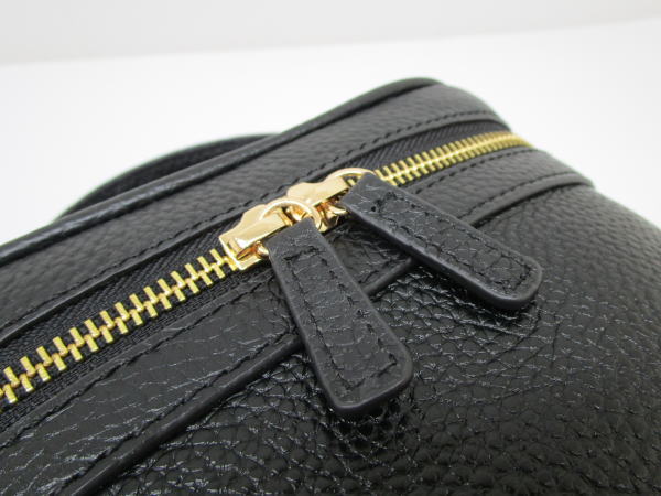 2281 mieno ミエノ 2WAYバニティバッグ ブラック レザー - 画像 (4)