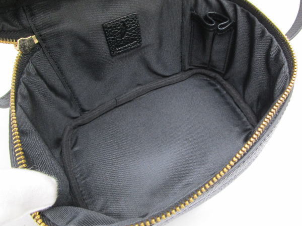 2281 mieno ミエノ 2WAYバニティバッグ ブラック レザー - 画像 (9)