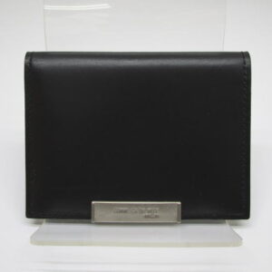 2287　コムサデモードメン　カードケース　カーフレザー　ブラック