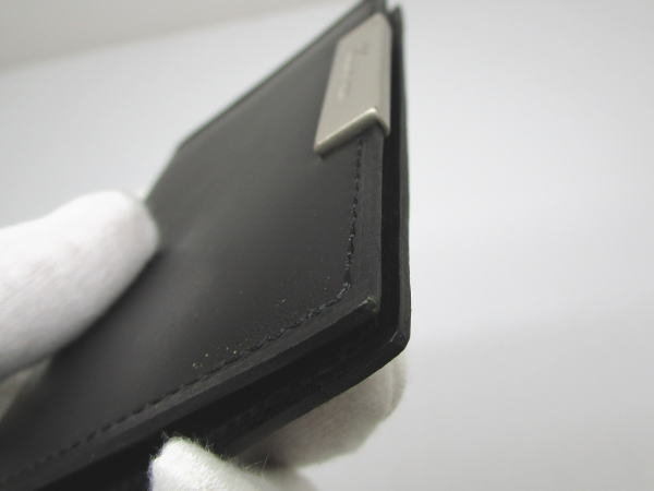 2287 コムサデモードメン カードケース カーフレザー ブラック - 画像 (5)