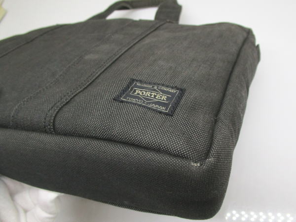 2288 ポーター ビジネスバッグ デニム ブラック ハンドバッグ - 画像 (5)