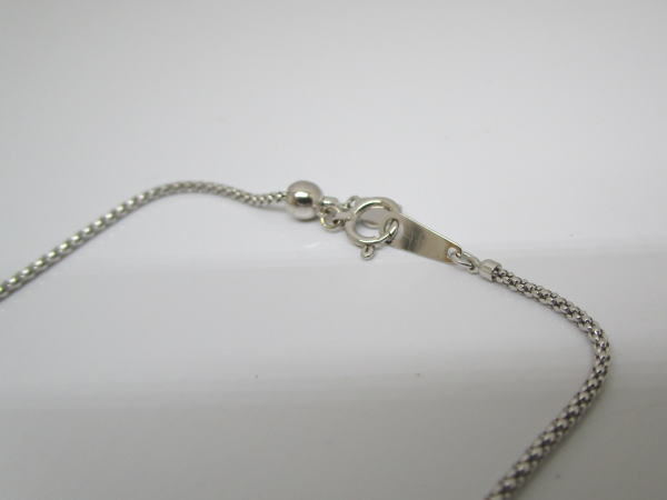 4392 K18WGネックレス キャッツアイ6,5カラット ダイヤモンド0,62カラット - 画像 (3)