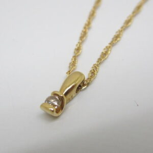 4394 K18ネックレス ダイヤモンド0,05カラット