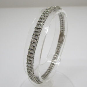 4395 K18WGテニスブレスレット ダイヤモンド4カラット 三越ジュエリー