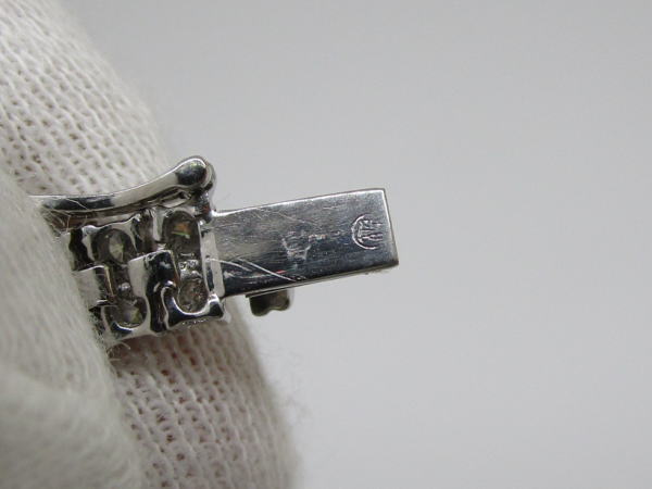 4395 K18WGテニスブレスレット ダイヤモンド4カラット 三越ジュエリー - 画像 (10)