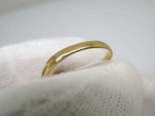 4397 K18リング ハート オニキス ダイヤモンド0,01カラット 11号 - 画像 (6)