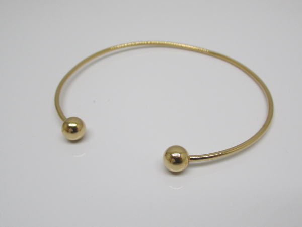 4398 K18バングル ボール