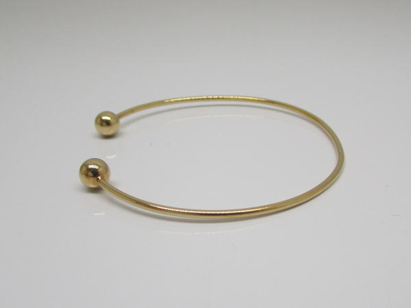 4398 K18バングル ボール - 画像 (2)