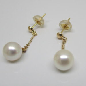 4399 K18ピアス パール 真珠