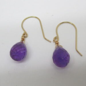 4405　K18ピアス　アメシスト