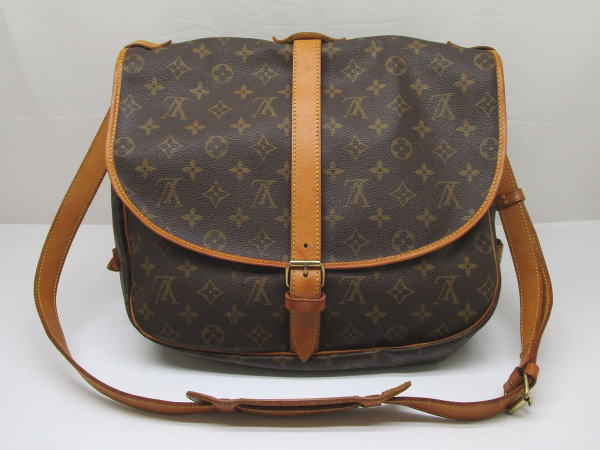 4578 ルイヴィトン ソミュール35 モノグラム M42254 ショルダーバッグ