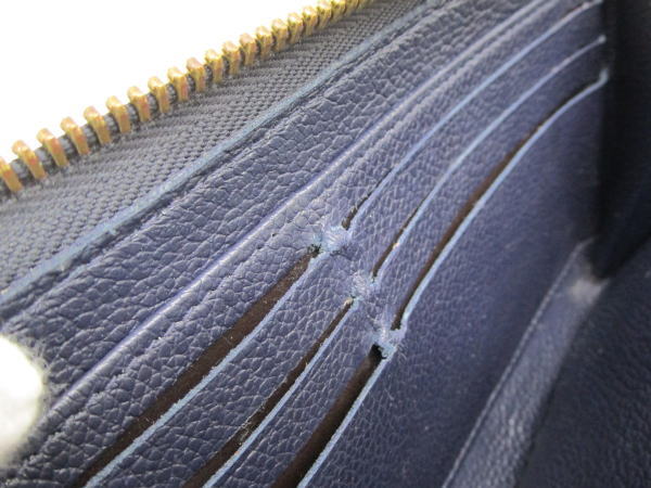 4584 ルイヴィトン ジッピーウォレット アンプラント マリーヌルージュ M62121 ラウンドファスナー長財布 - 画像 (7)