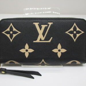 4585 ルイヴィトン ジッピーウォレット アンプラント M80481 ノワール ラウンドファスナー長財布