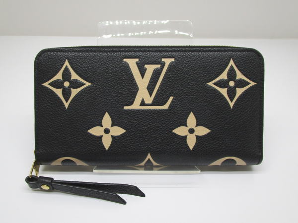 4585 ルイヴィトン ジッピーウォレット アンプラント M80481 ノワール ラウンドファスナー長財布