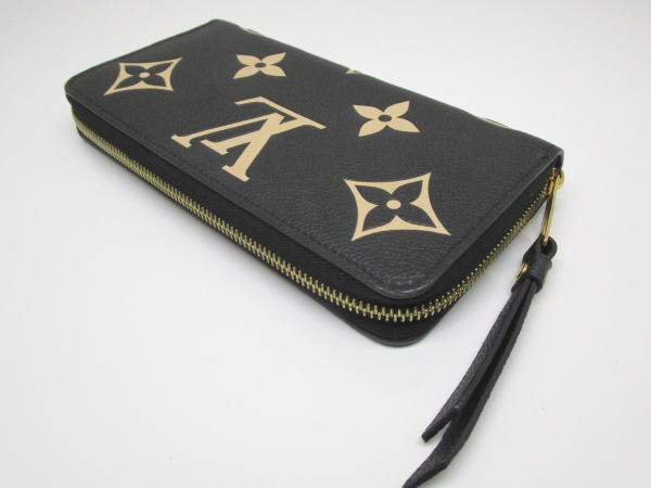 4585 ルイヴィトン ジッピーウォレット アンプラント M80481 ノワール ラウンドファスナー長財布 - 画像 (2)