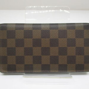 4587　ルイヴィトン　ポルトバルールカルトクレディ　ダミエ　N61823　長札入れ　カード入れ