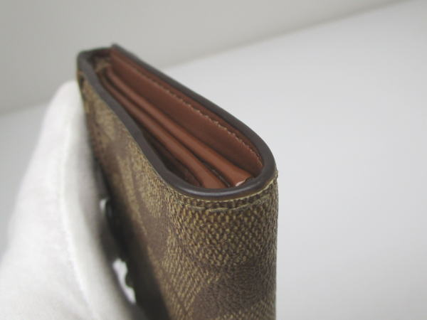 1089 コーチ 3つ折り財布 シグネイチャー レザー - 画像 (4)