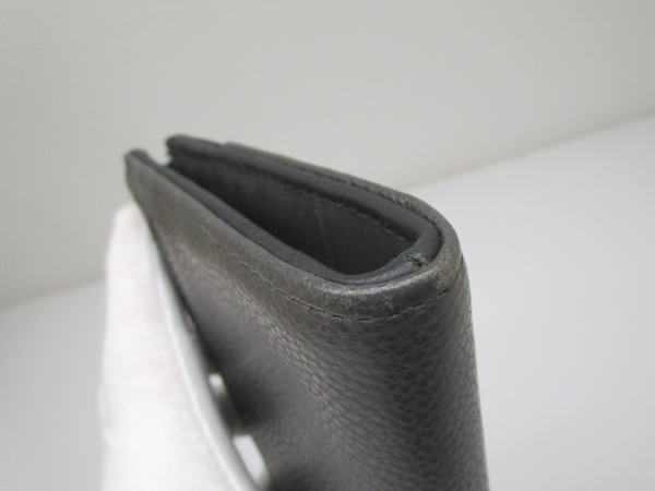 1090 コーチ L字ファスナー長財布 F74776 バイカラー レザー ブラック - 画像 (4)