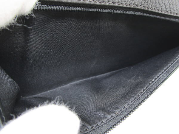 1090 コーチ L字ファスナー長財布 F74776 バイカラー レザー ブラック - 画像 (9)