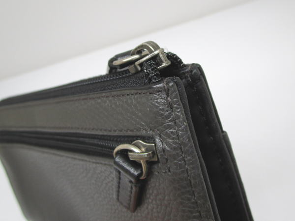 1090 コーチ L字ファスナー長財布 F74776 バイカラー レザー ブラック - 画像 (10)