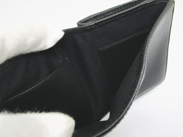 2294 ヴィヴィアンウエストウッド がま口2つ折り財布 オーブ レザー ブラック - 画像 (9)