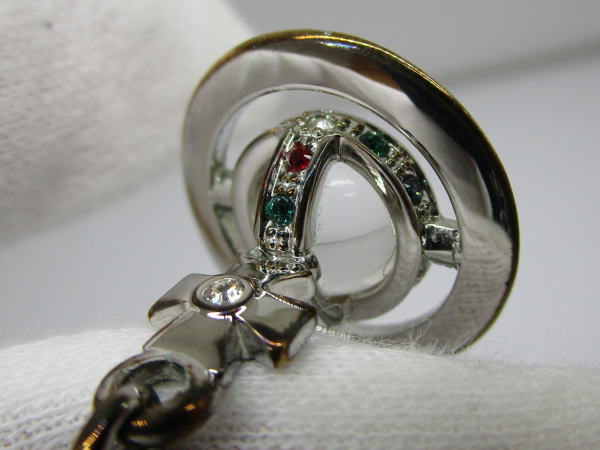 2296 ヴィヴィアンウエストウッド オーブネックレス ラインストーン - 画像 (8)