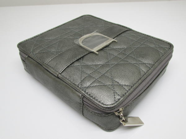 2300 クリスチャンディオール 化粧ポーチ フェイクレザー ノベルティ 新品 - 画像 (2)