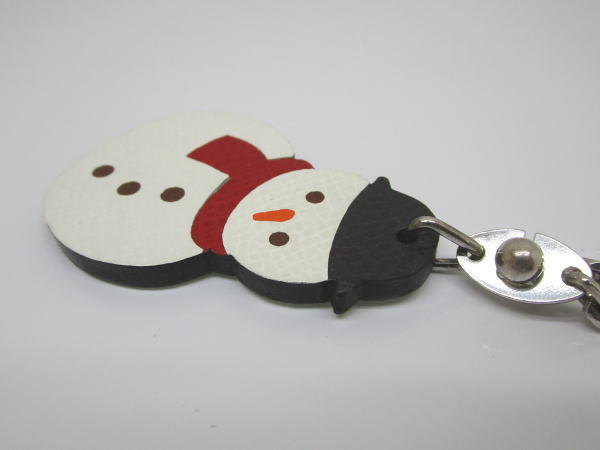 439 エルメス バッグチャーム 雪だるま スノーマン キーチェーン - 画像 (3)