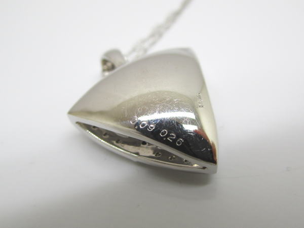 4406 K18WGネックレス エメラルド0,09カラット ダイヤモンド0,26カラット - 画像 (7)