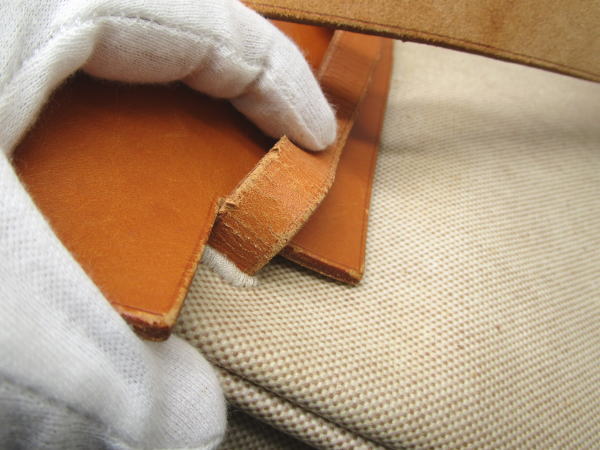 440 エルメス エールバッグGM 2WAYバッグ キャンバス レザー ショルダーバッグ - 画像 (8)