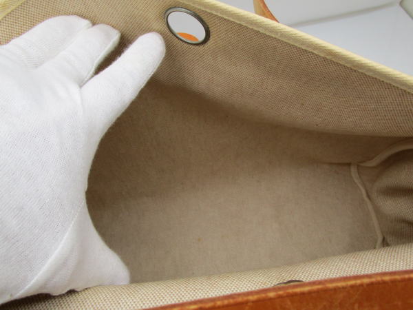 440 エルメス エールバッグGM 2WAYバッグ キャンバス レザー ショルダーバッグ - 画像 (9)