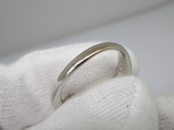 4409 K18WGリング ガーネット ダイヤモンド0,06カラット 12号 - 画像 (6)