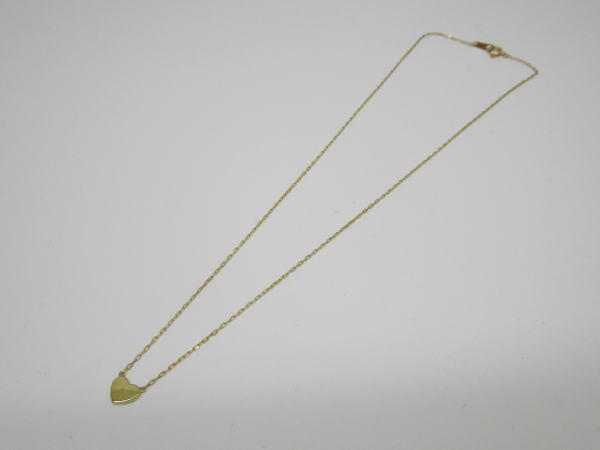 4416 K18ハートネックレス - 画像 (2)