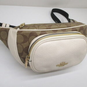 1093　コーチ　ウエストポーチ　ボディバッグ　シグネイチャー　6548