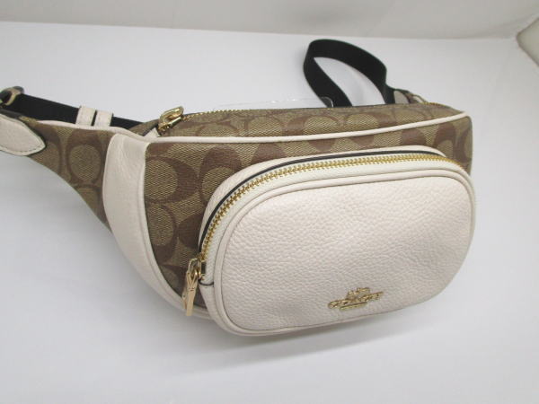 1093 コーチ ウエストポーチ ボディバッグ シグネイチャー 6548