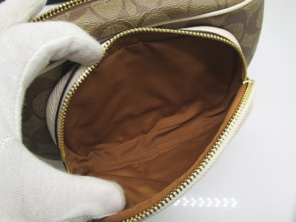 1093 コーチ ウエストポーチ ボディバッグ シグネイチャー 6548 - 画像 (9)