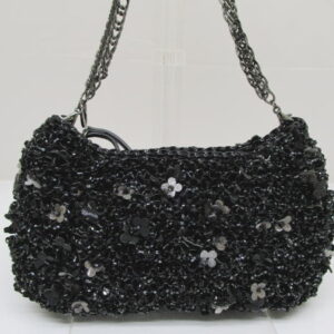 2316　アンテプリマ　ハンドバッグ　クラッチバッグ　PVCワイヤー　ブラック