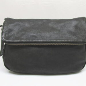 2320　アニエスベー　ショルダーバッグ　ラムスキン　ブラック
