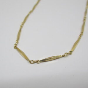 4427　K18ネックレス　切子カット