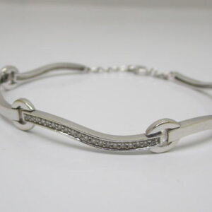 4430 ヴァンドーム青山 ブレスレット K18WG ダイヤモンド