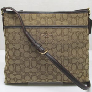 1097　コーチ　ショルダーバッグ　シグネイチャー　F58285　キャンバス/レザー