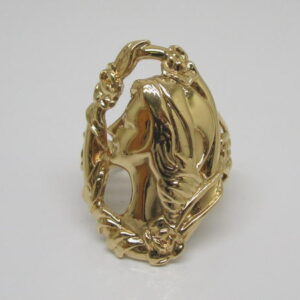 4432　K18リング　14号　貴婦人　