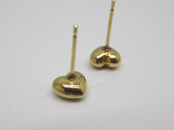 4438 K18ハートピアス - 画像 (3)