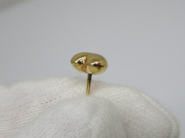 4438 K18ハートピアス - 画像 (7)