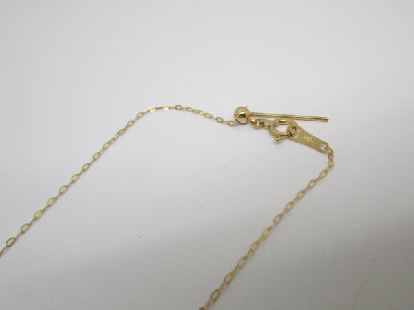 4445 K18ネックレス ダイヤモンド0,3カラット 5連 - 画像 (4)