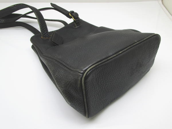 1098 コーチ ショルダーバッグ オールドレザー 4923 ブラック ヴィンテージ - 画像 (3)