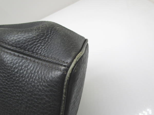 1098 コーチ ショルダーバッグ オールドレザー 4923 ブラック ヴィンテージ - 画像 (4)