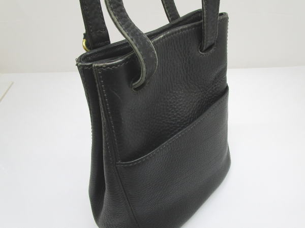 1098 コーチ ショルダーバッグ オールドレザー 4923 ブラック ヴィンテージ - 画像 (5)